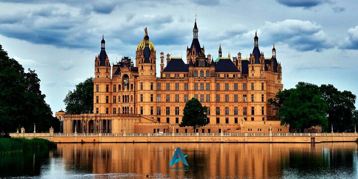 قلعه زیبای Schwerin در المان
